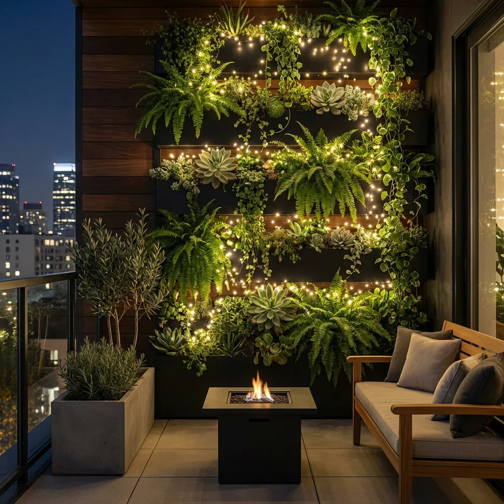 Small Space, Big Glow: Vertical Gardening & Smart Solar Tech for Urban Balconies