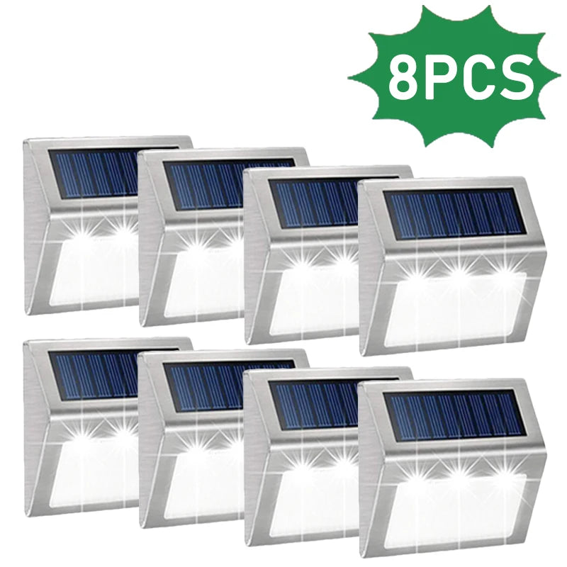 Solar Wall Light 6LED – Waterproof Garden Patio Fence Balcony