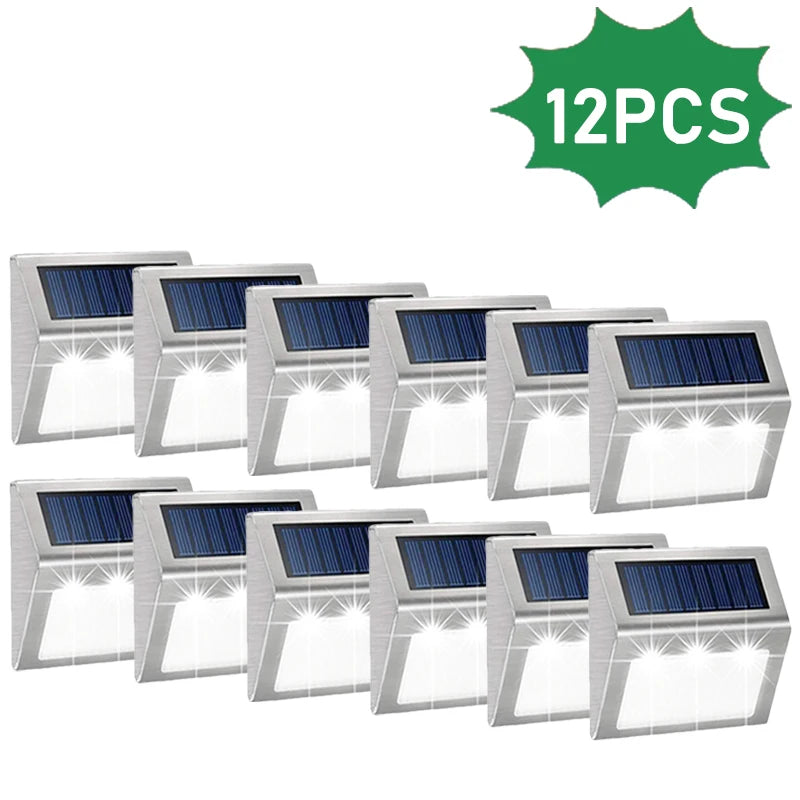 Solar Wall Light 6LED – Waterproof Garden Patio Fence Balcony