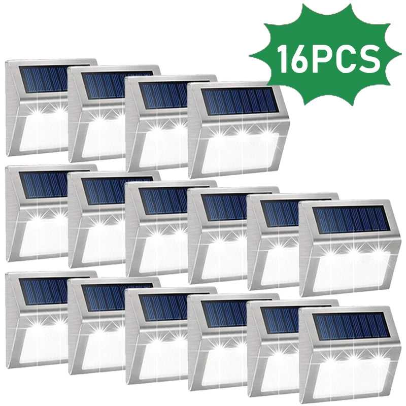 Solar Wall Light 6LED – Waterproof Garden Patio Fence Balcony