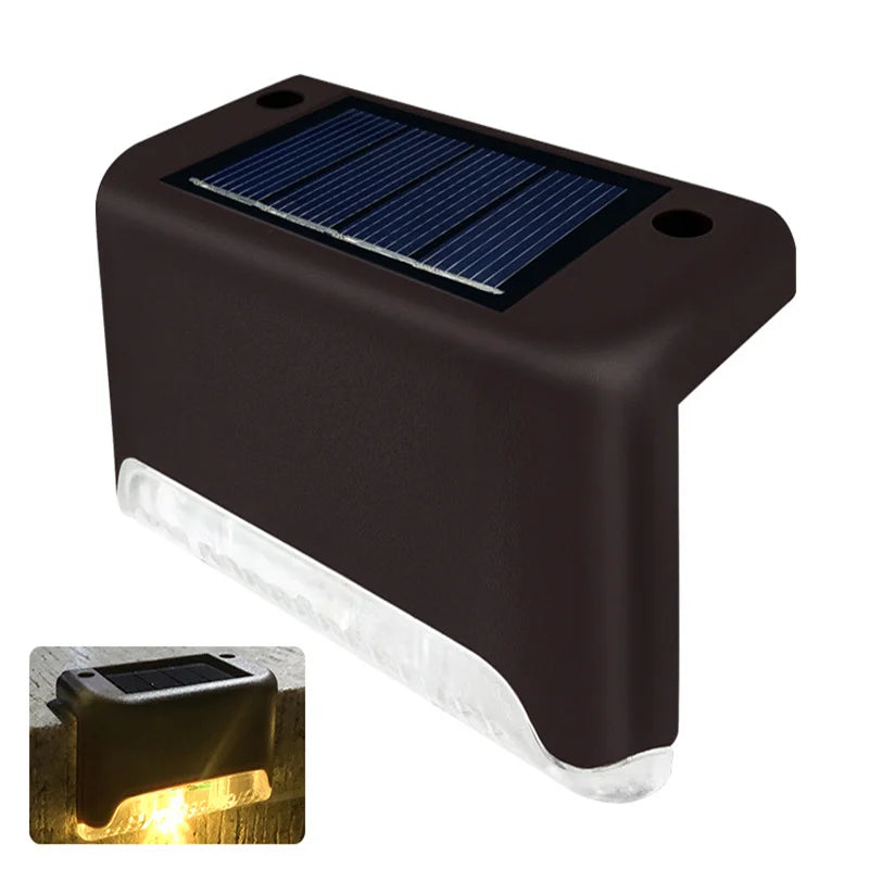 Solar Step Fence Light 20-Pack – LED Waterproof Railing Stairs