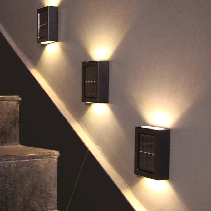 Solar Wall Street Light – LED IP65 Waterproof Garden Decor