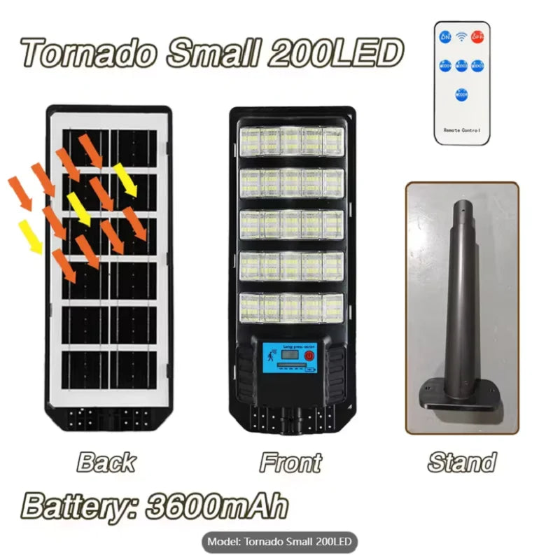 Solar Street Light Commercial – 100000LM Dusk to Dawn IP65