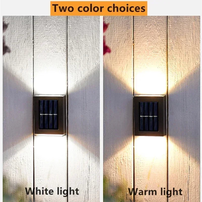 Solar Wall Washer Light 1-6PCS – Up Down Waterproof Garden Yard