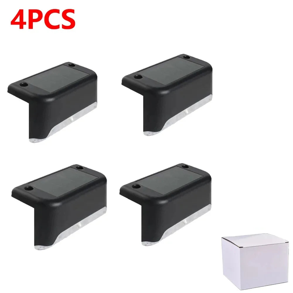 Solar Step Light 4-32 Pack – LED Warm White IP65 Waterproof Path