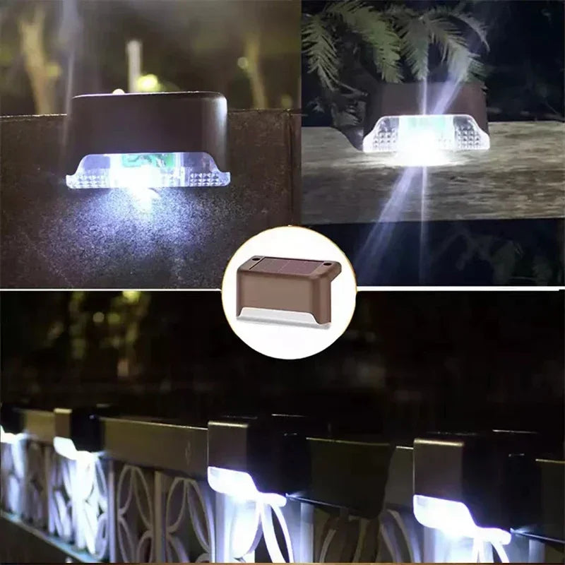 Solar Deck Fence Light 4-12PCS – LED Waterproof