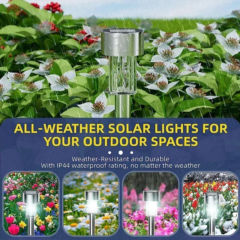 Solar Garden Lantern 10-Pack – LED Waterproof