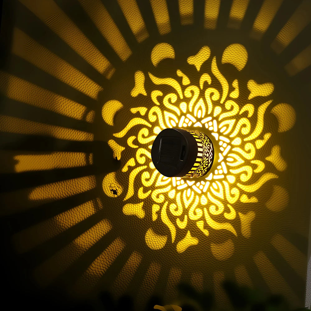 Solar Wall Light – LED IP65 Waterproof Warm White Garden Lawn