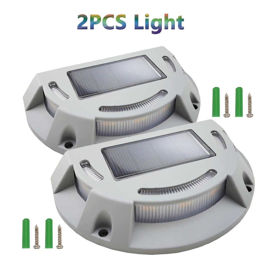Solar Stud Driveway Pathway Light – LED Waterproof Deck Stair