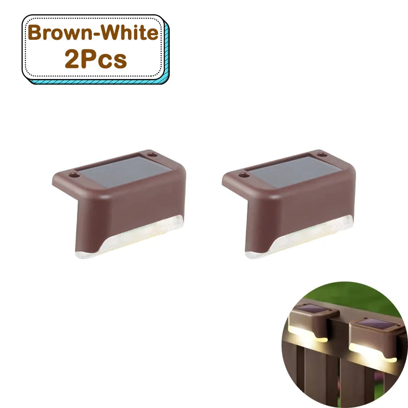 Outdoor Solar Step Lights – Warm White LED