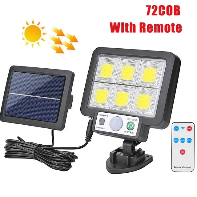 Solar Split Wall Light – LED Motion Sensor