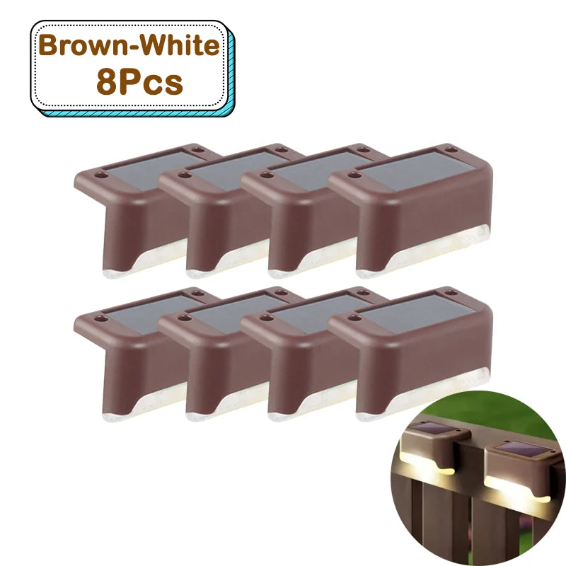 Outdoor Solar Step Lights – Warm White LED