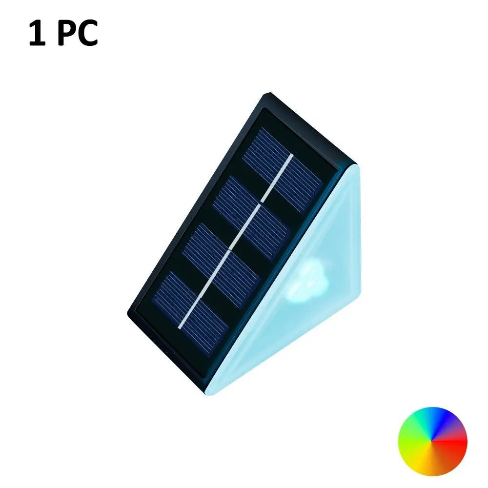 Solar Step Light RGB – Warm White IP67 Waterproof Auto On
