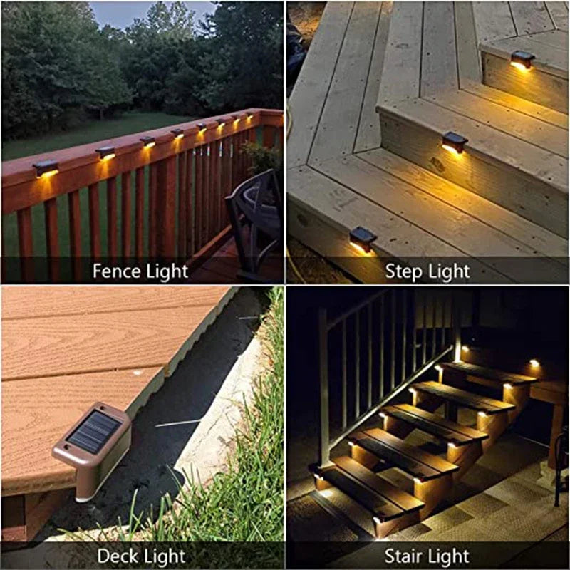 Outdoor Solar Step Lights – Warm White LED