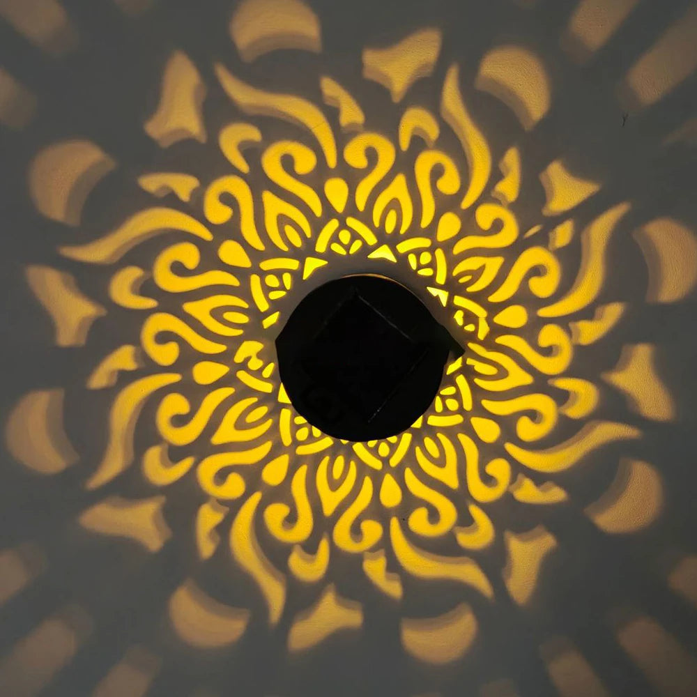 Solar Wall Light – LED IP65 Waterproof Warm White Garden Lawn