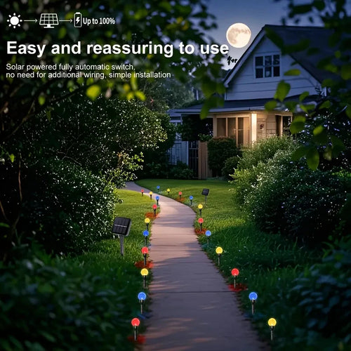 Solar Bubble Ball Lawn Light – 30LED Waterproof