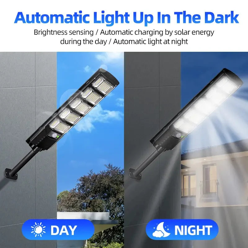 Solar Street Light Commercial – 100000LM Dusk to Dawn IP65