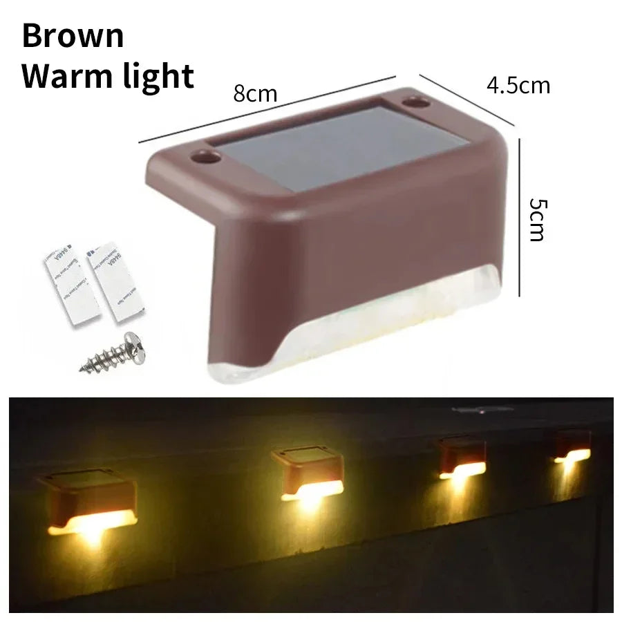 Solar Deck Light 1-8 Pack – LED Waterproof Garden