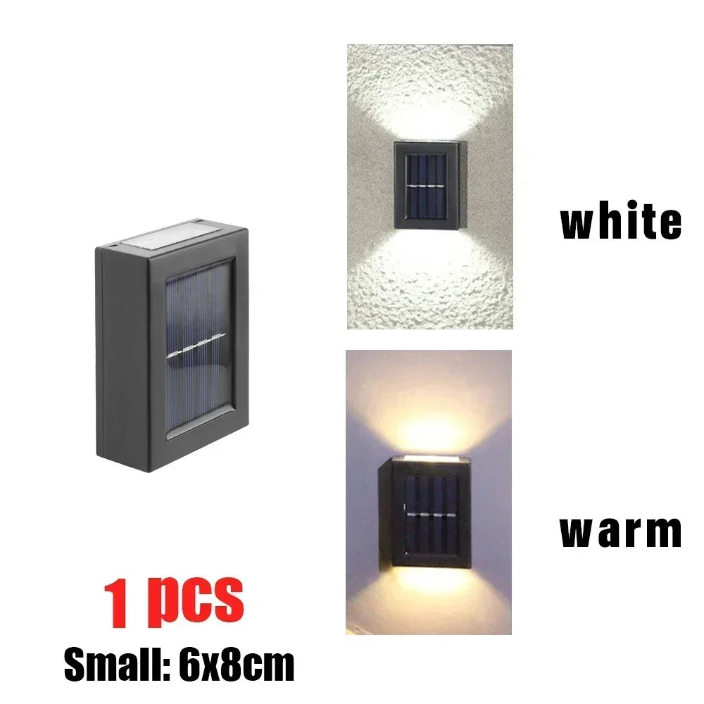 Solar Wall Washer Light 1-6PCS – Up Down Waterproof Garden Yard