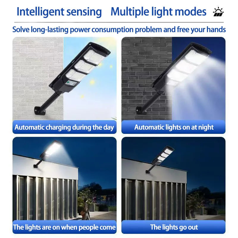 Solar Street Light 2000-4000W – Motion Sensor Remote Waterproof