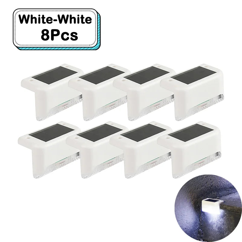 Outdoor Solar Step Lights – Warm White LED