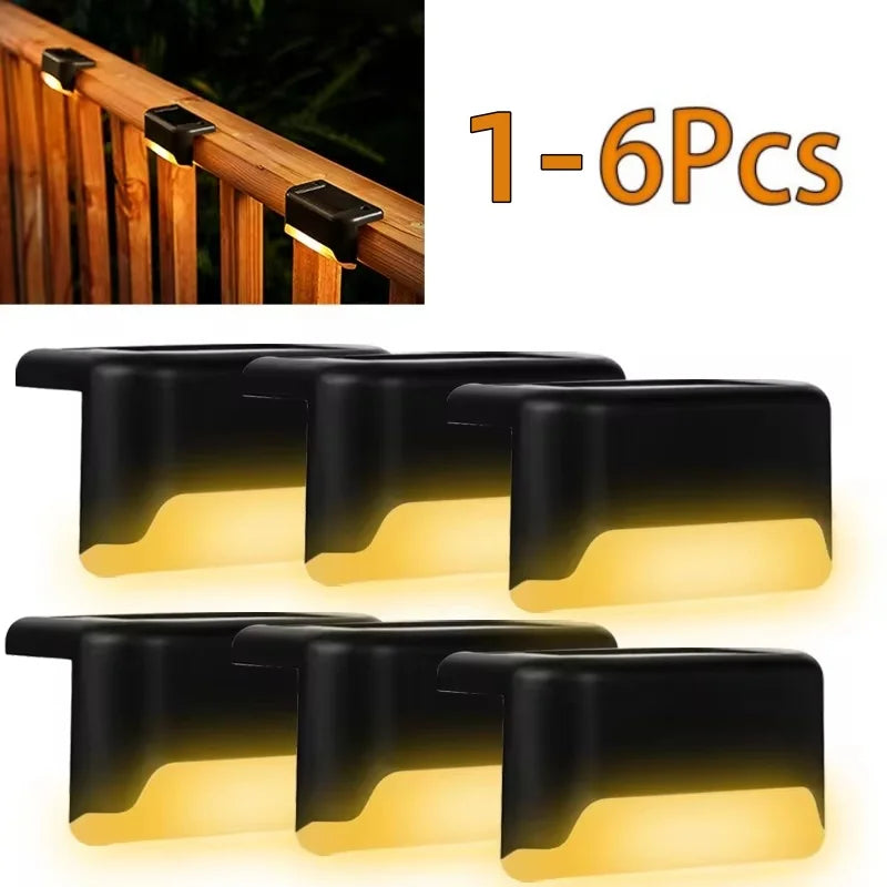 Solar Deck Step Light 1-6 Pack – LED Waterproof