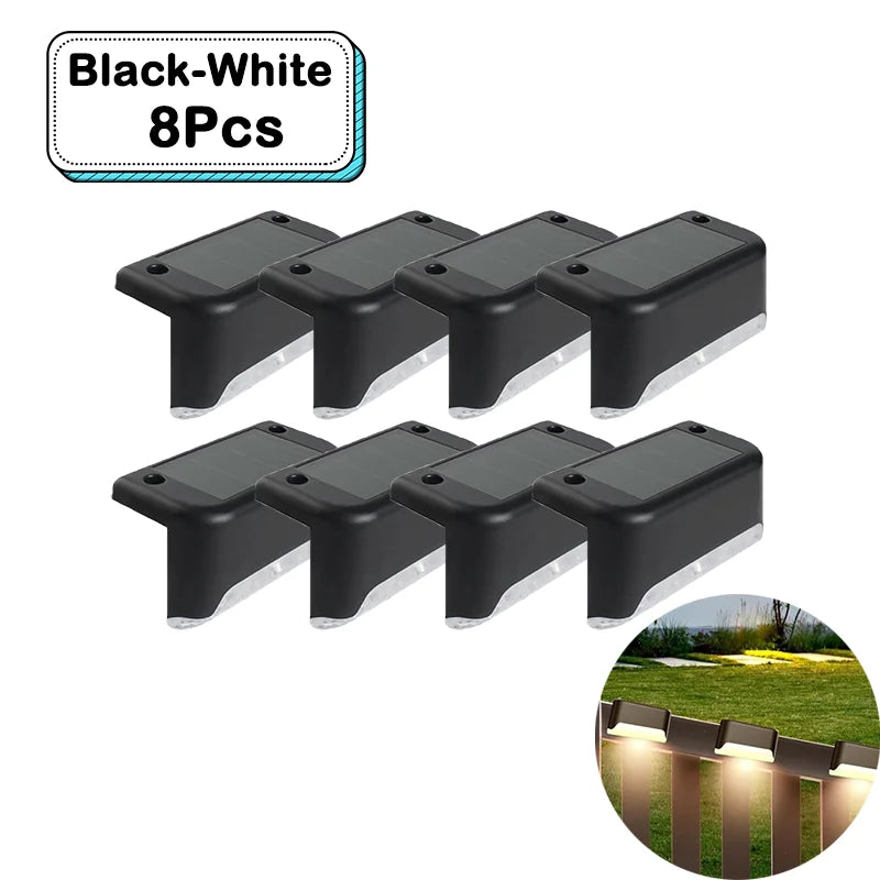 Outdoor Solar Step Lights – Warm White LED