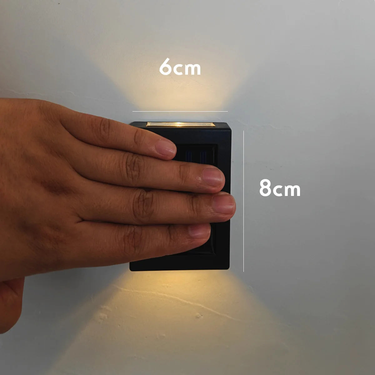 Solar Wall Washer Light 1-6PCS – Up Down Waterproof Garden Yard