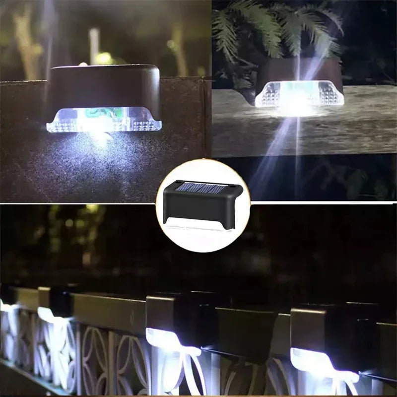 Solar Deck Fence Light 4-12PCS – LED Waterproof