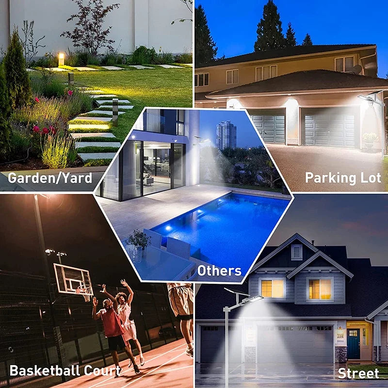 Solar Street Light 200W – 6000mAh Waterproof Dusk to Dawn