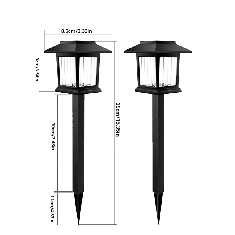 Solar Pathway Light 2PCS – LED Waterproof Driveway