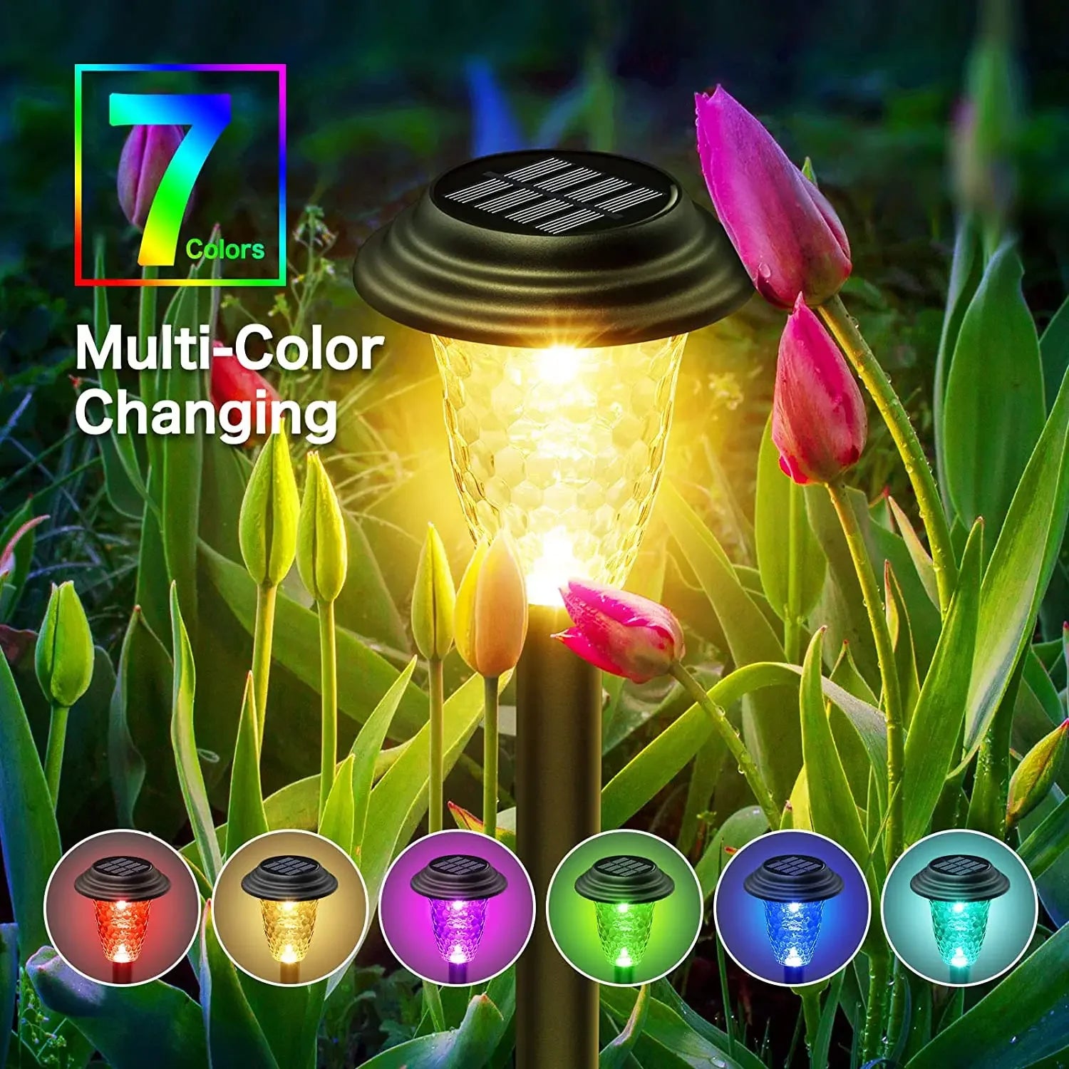 Solar Pathway Light RGB – Warm White IP67