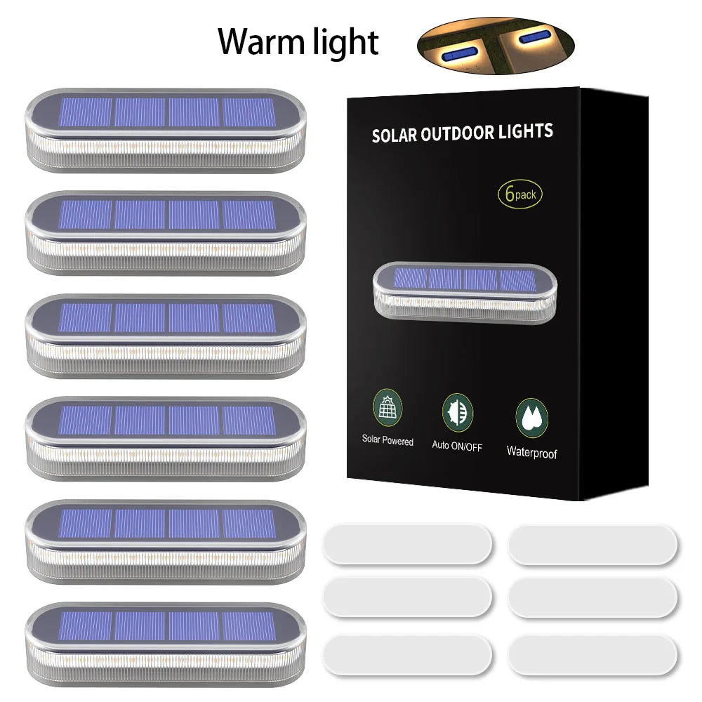 Solar Step Path Light Bar – LED IP68 Warm White Driveway