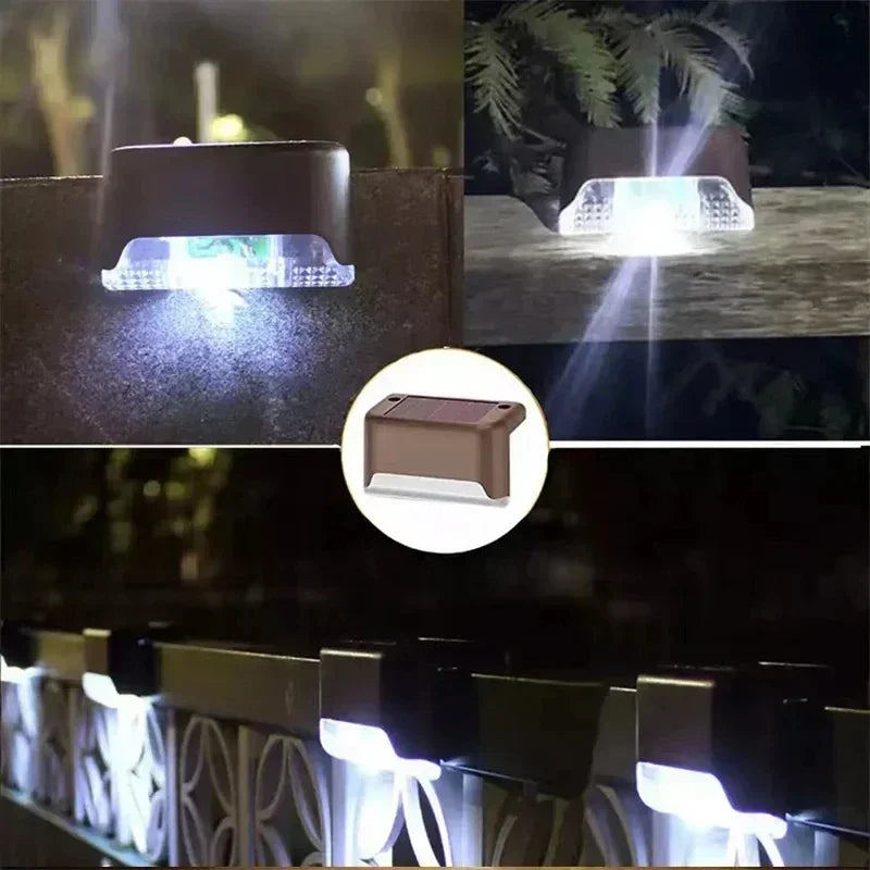 Solar Deck Stair Light 1-12PCS – LED Waterproof