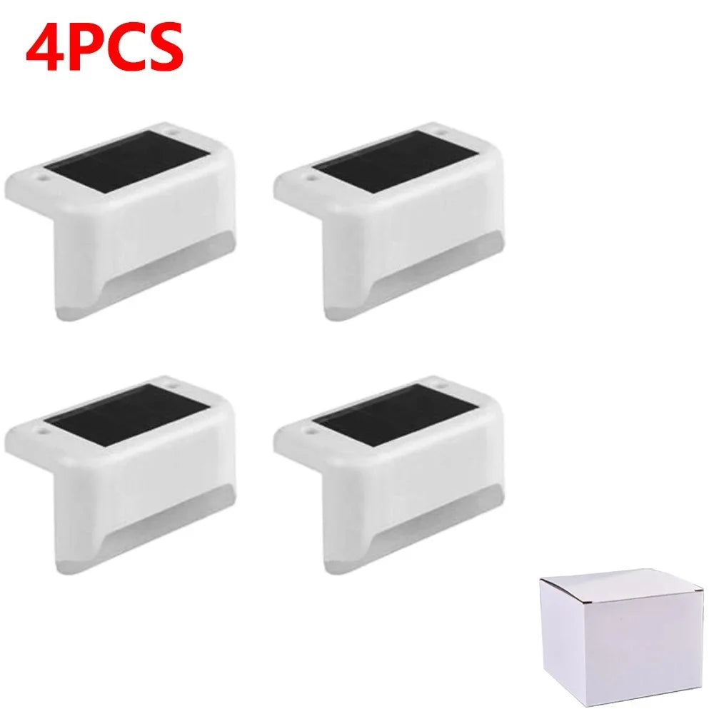 Solar Step Light 4-32 Pack – LED Warm White IP65 Waterproof Path
