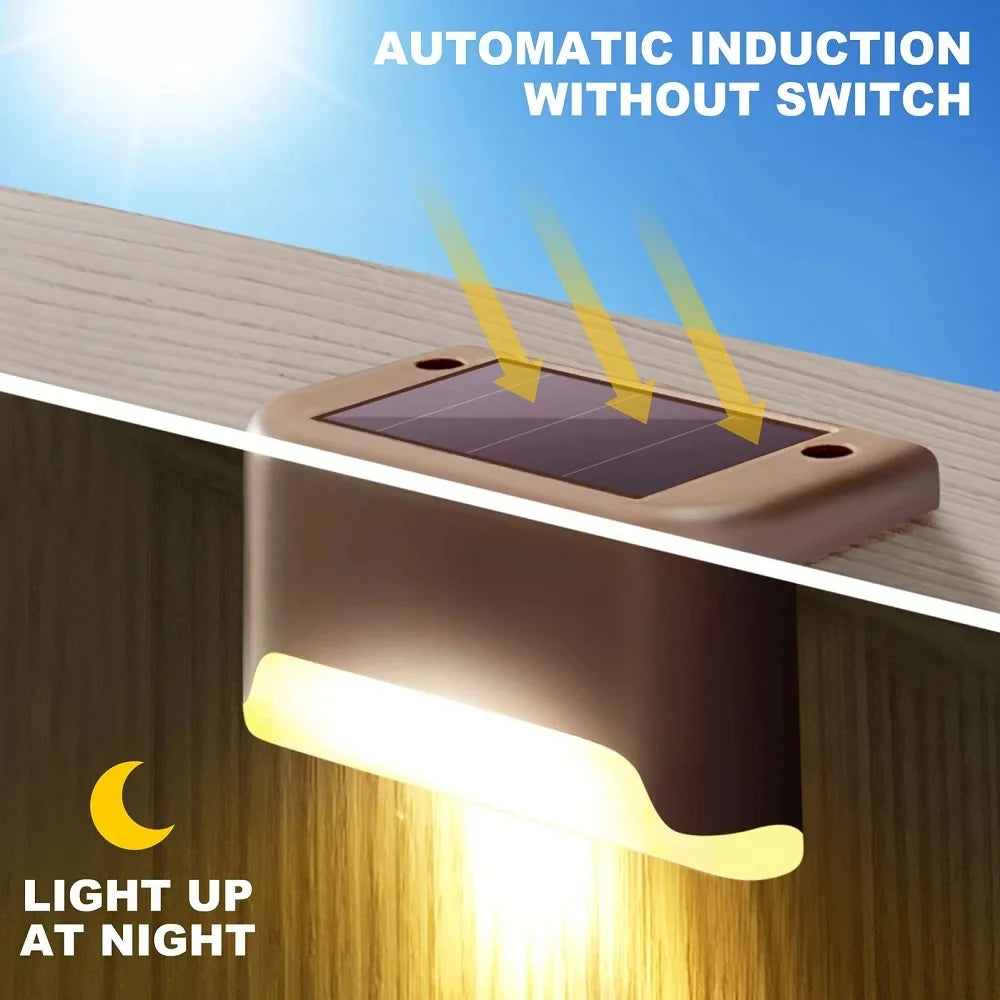 Solar Deck Step Light 1-6 Pack – LED Waterproof