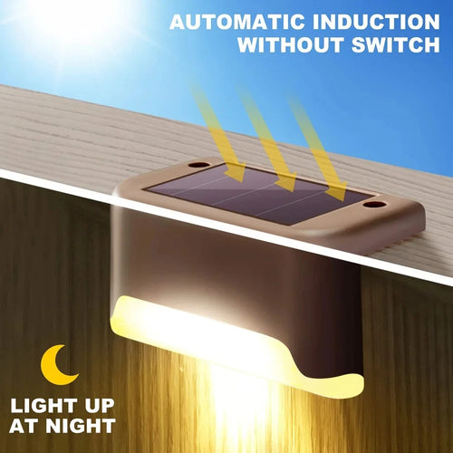 Solar Deck Step Light 1-6 Pack – LED Waterproof