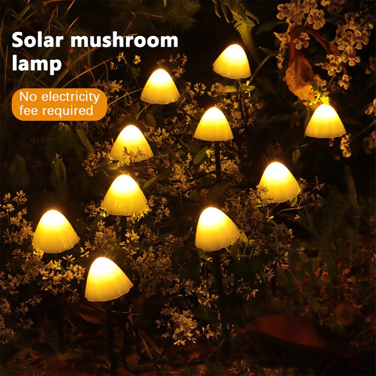 Solar Mushroom Garden Light – Pathway Waterproof LED