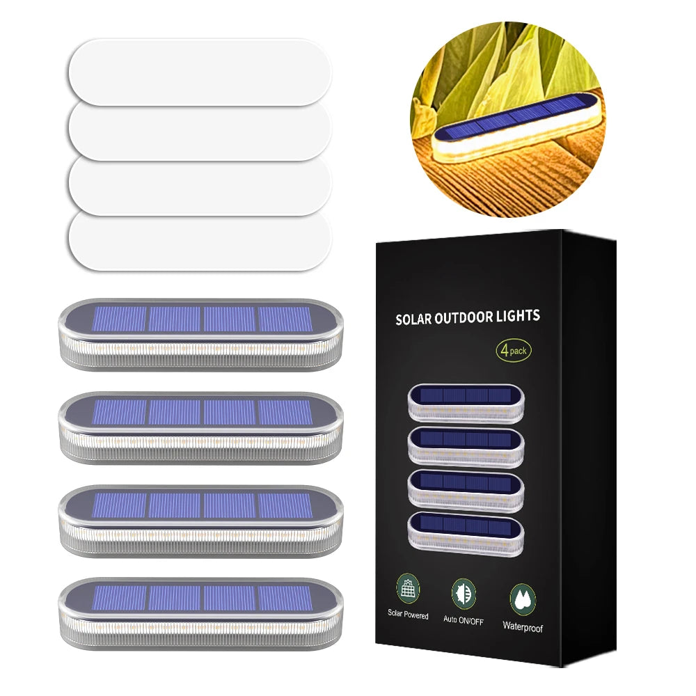 Solar Step Path Light Bar – LED IP68 Warm White Driveway