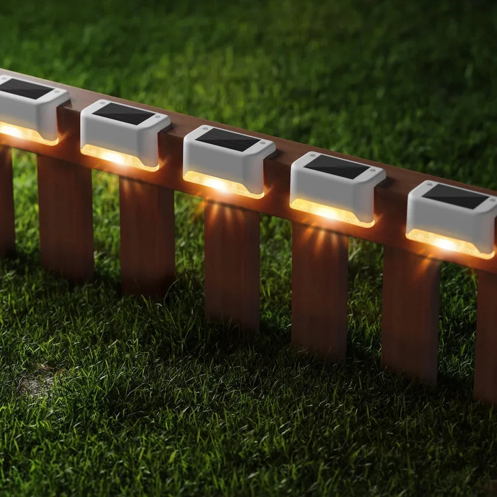 Solar Deck Light – LED Fence Patio Stairs