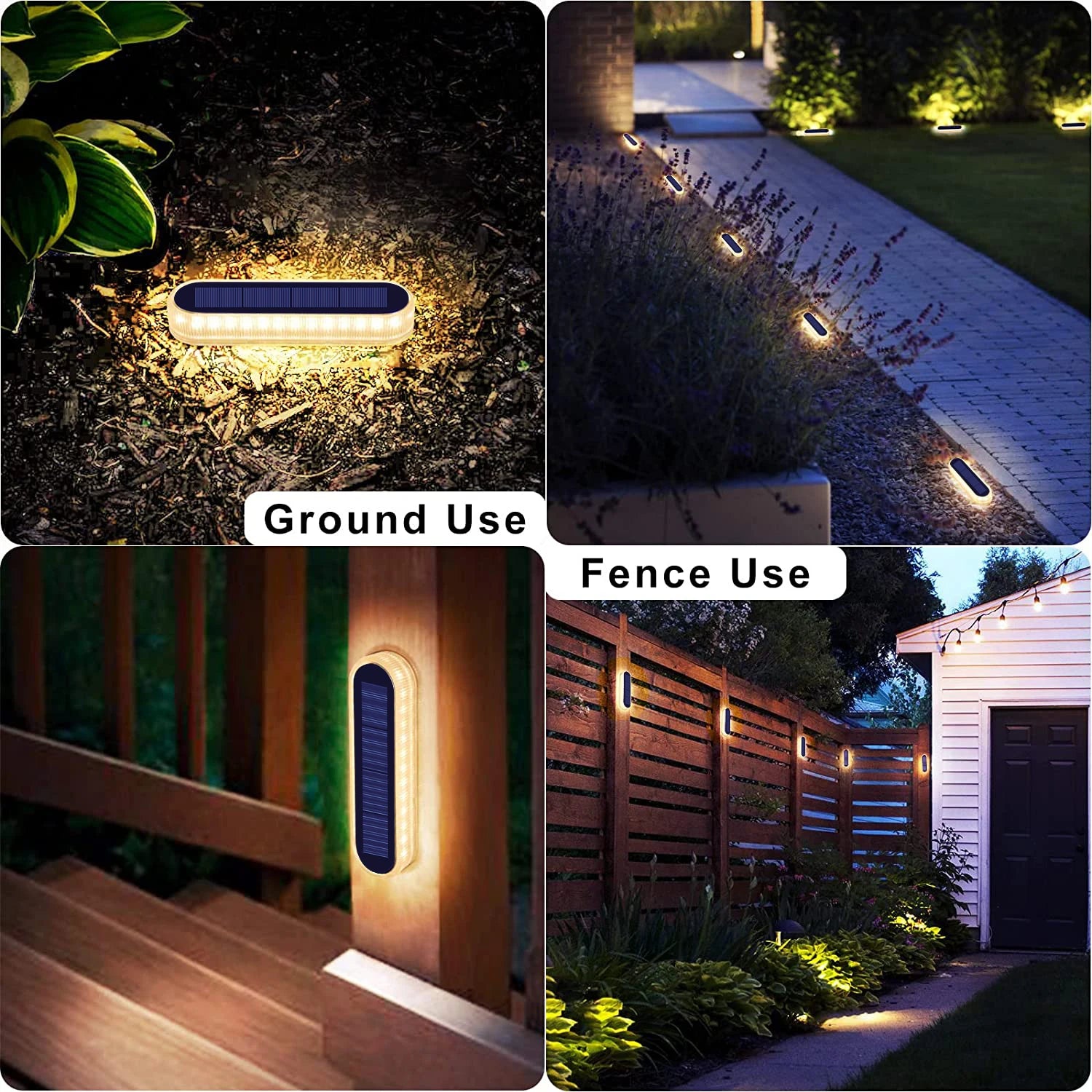 Solar Step Path Light Bar – LED IP68 Warm White Driveway
