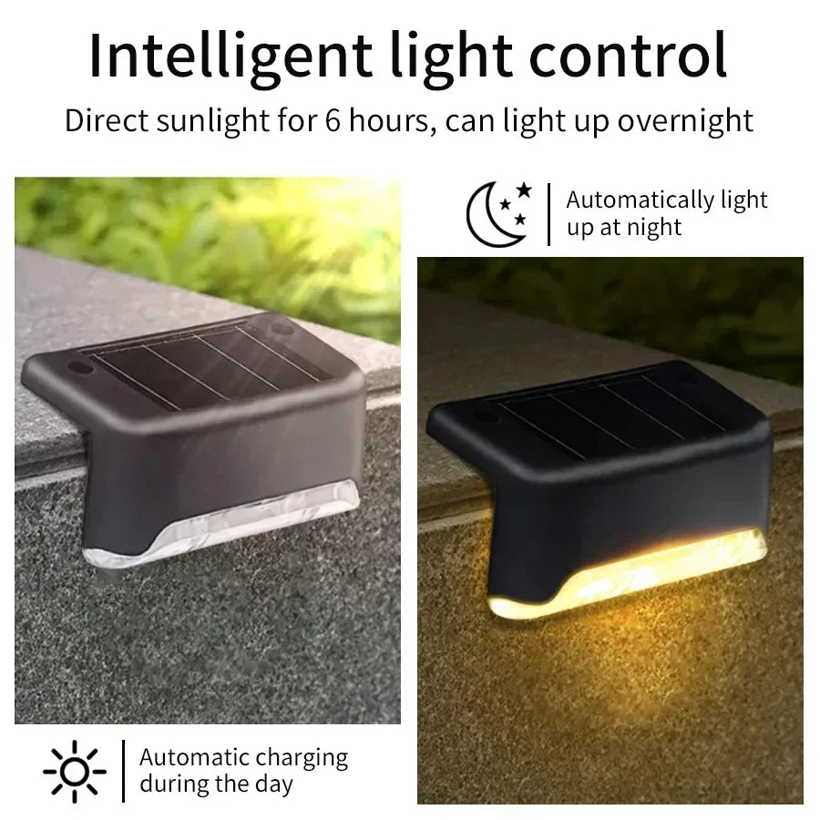 Solar Deck Light 1-8 Pack – LED Waterproof Garden