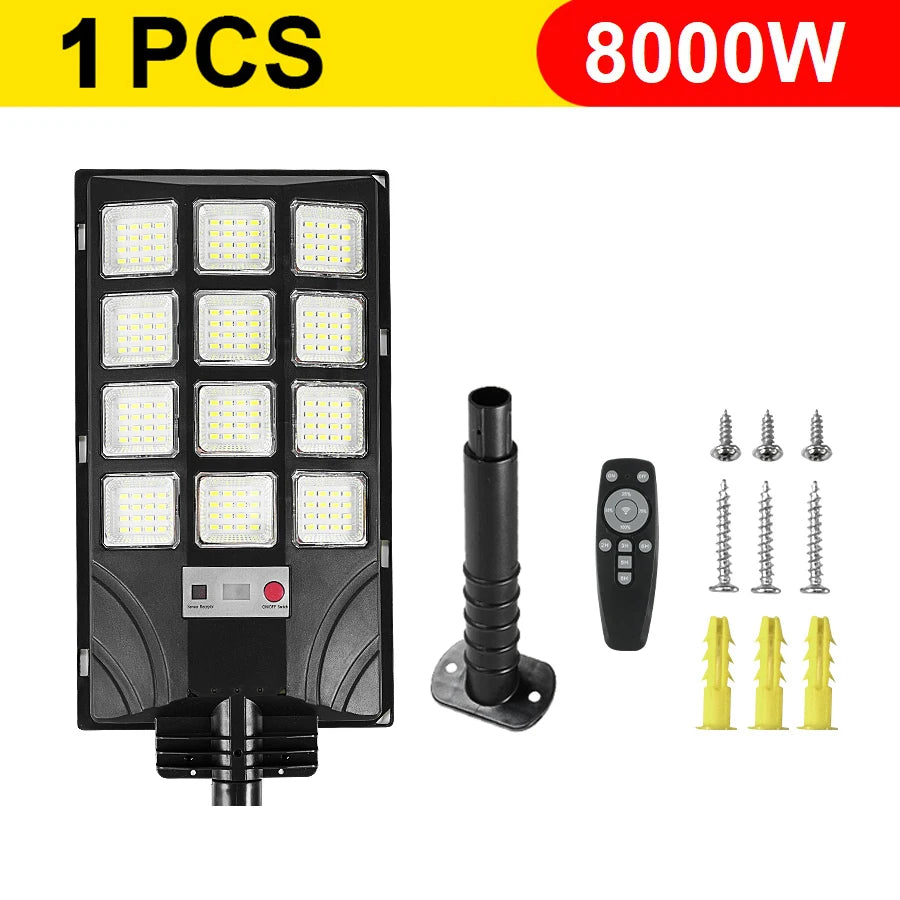 Solar Wall Spotlight 8000W – IP65 Motion Sensor Super Powerful