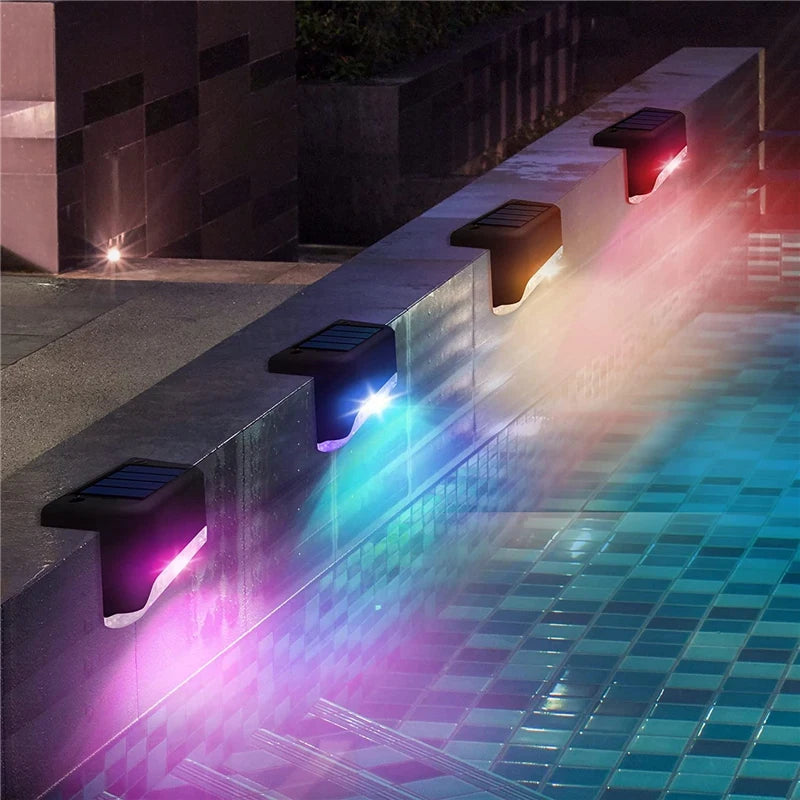 Solar Step Fence Light 20-Pack – LED Waterproof Railing Stairs