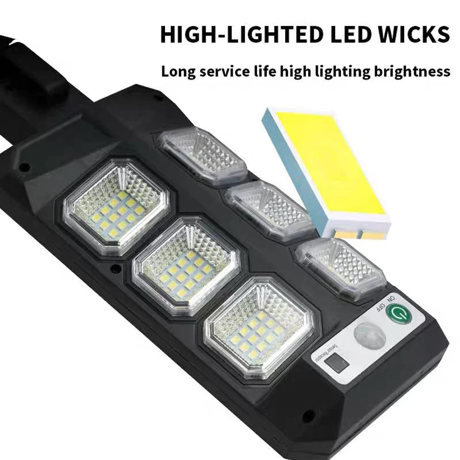 Solar Wall Street Light – 110000LM IP65 Motion Sensor Outdoor