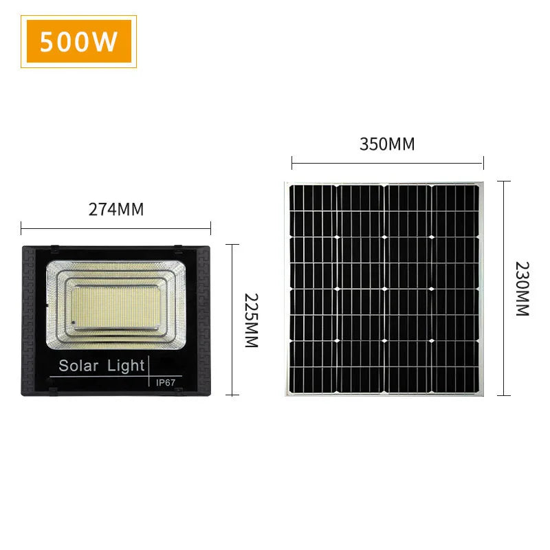 Solar Flood Light 30W-500W – High Power Super Bright