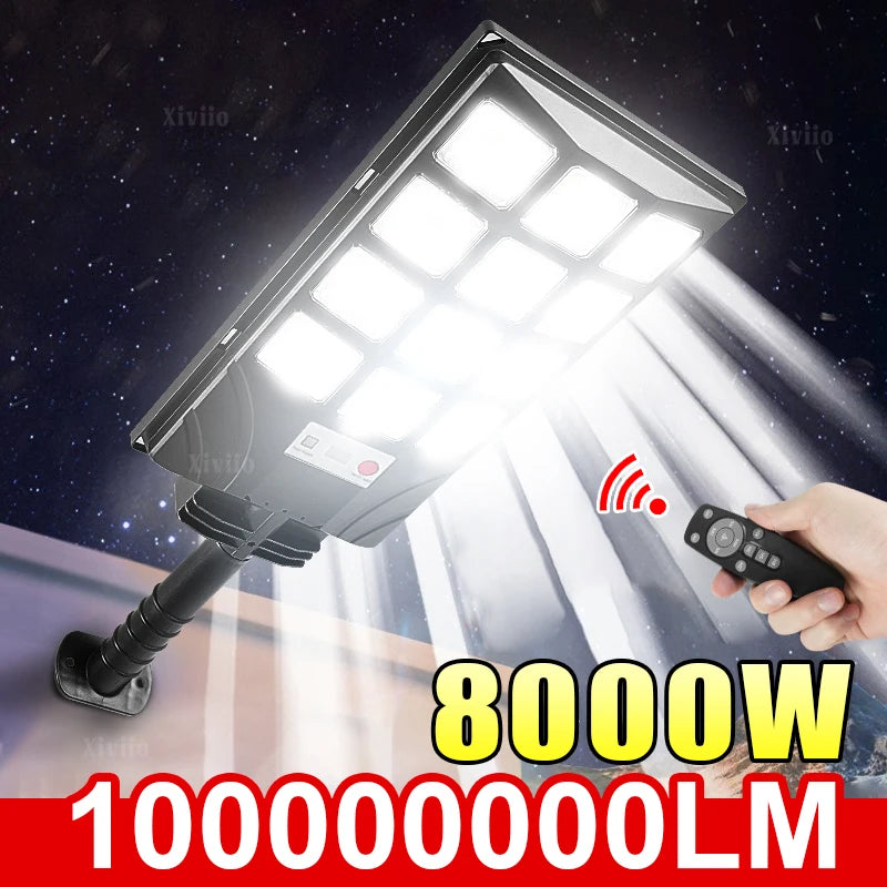 Solar Wall Spotlight 8000W – IP65 Motion Sensor Super Powerful