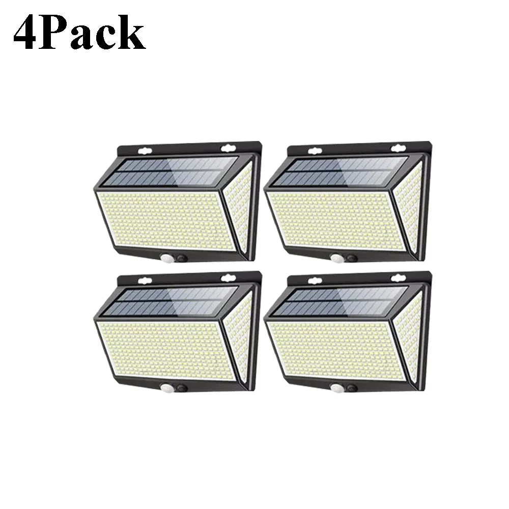 Solar Security Wall Light – 468LED PIR Motion Sensor