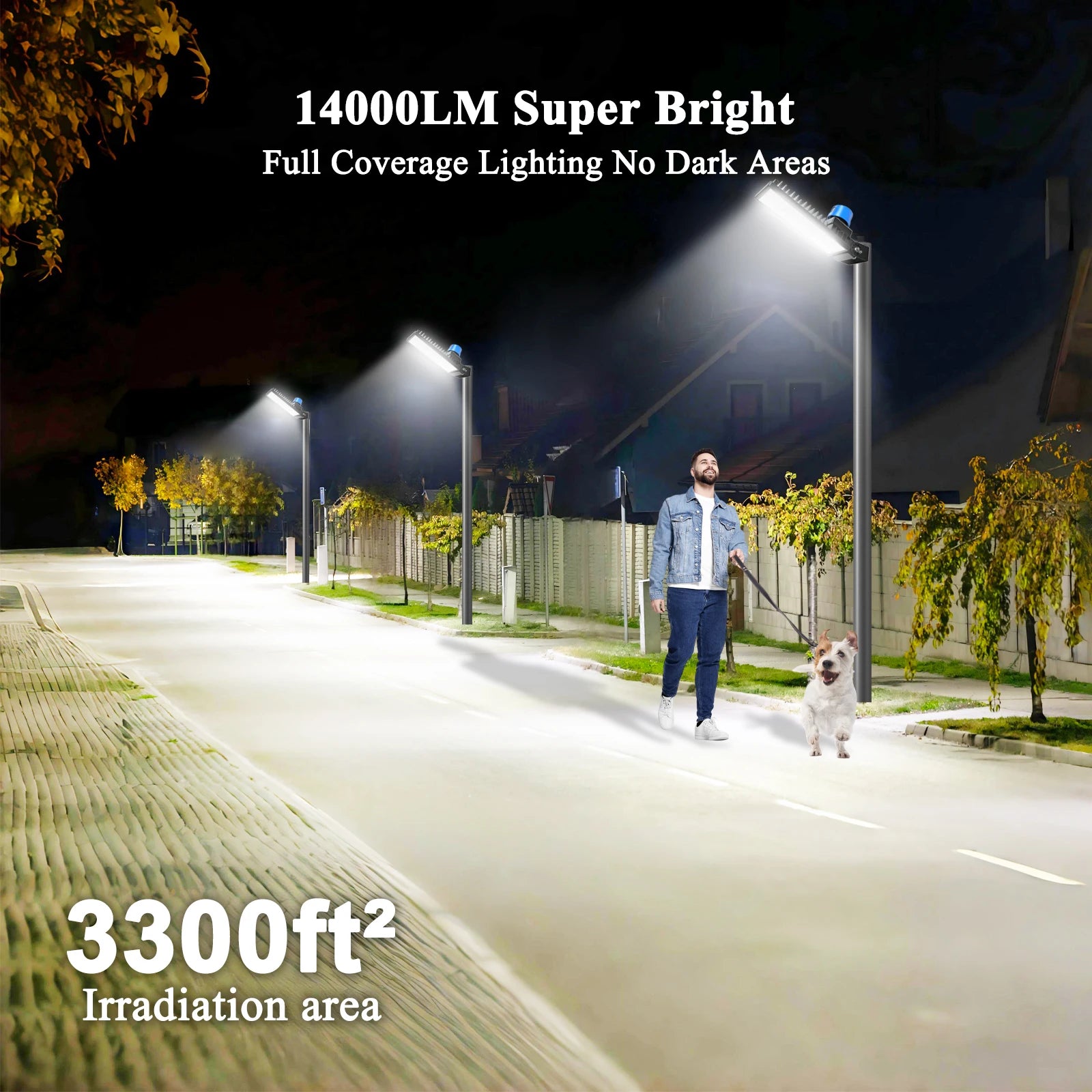 Solar Parking Lot Light – 100W 14000LM IP67