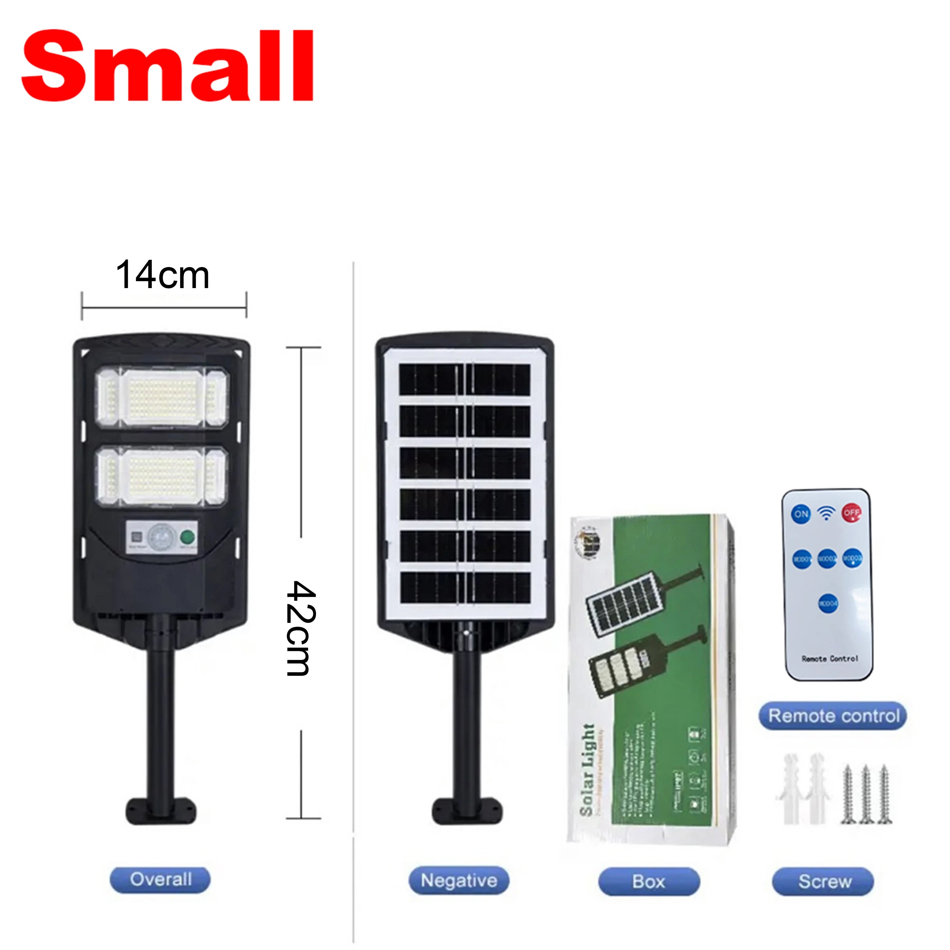 Solar Street Light 15000W – 320° IR Sensor Dusk to Dawn